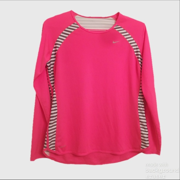 neon pink dri fit shirt